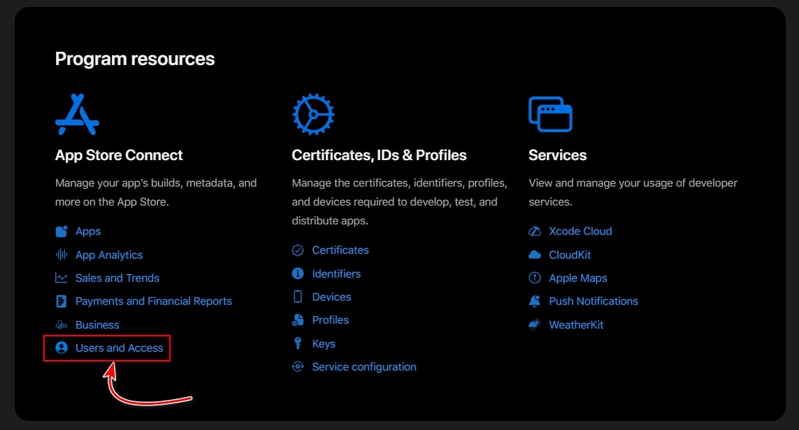 Apple Developer Account